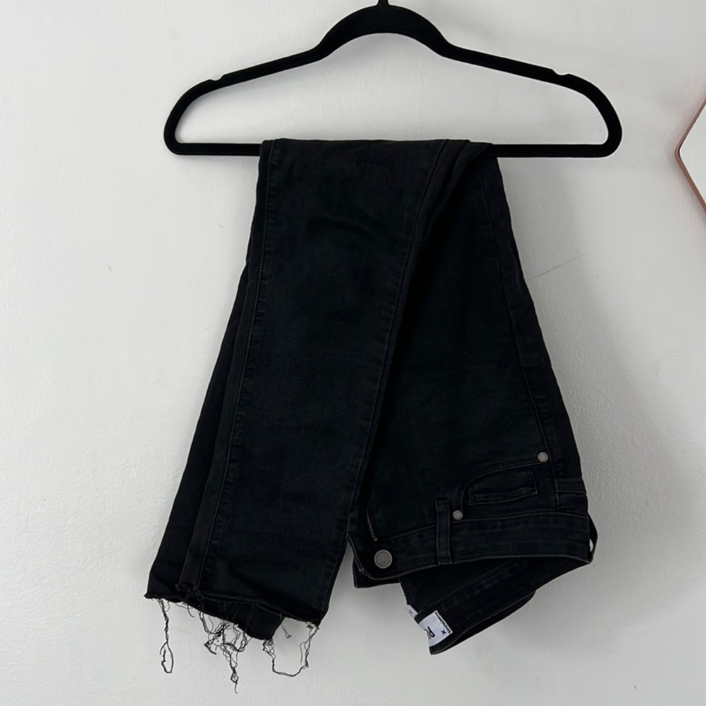 Paige Black Jeans Skyline Ankle Peg